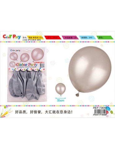 GLOBOS PLATA  8U