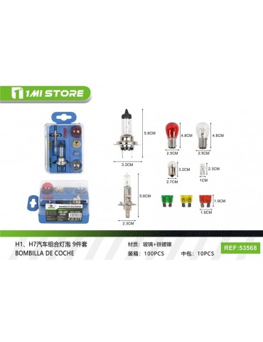SET DE BOMBILLAS DE COCHE