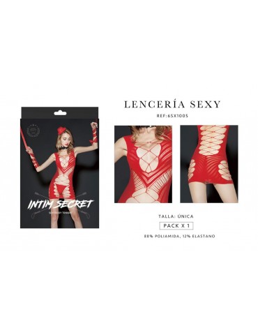 LENCERIA SEXY ROJO